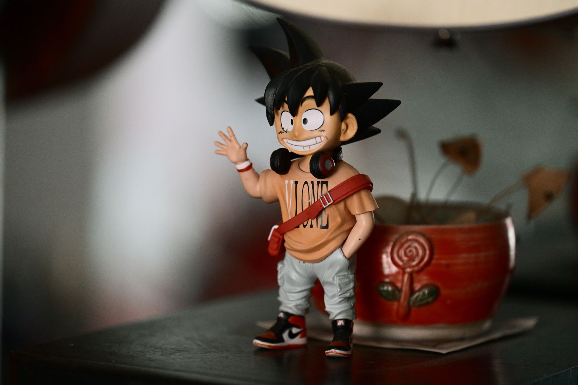 Figuras coleccionables de anime japonés en exposición