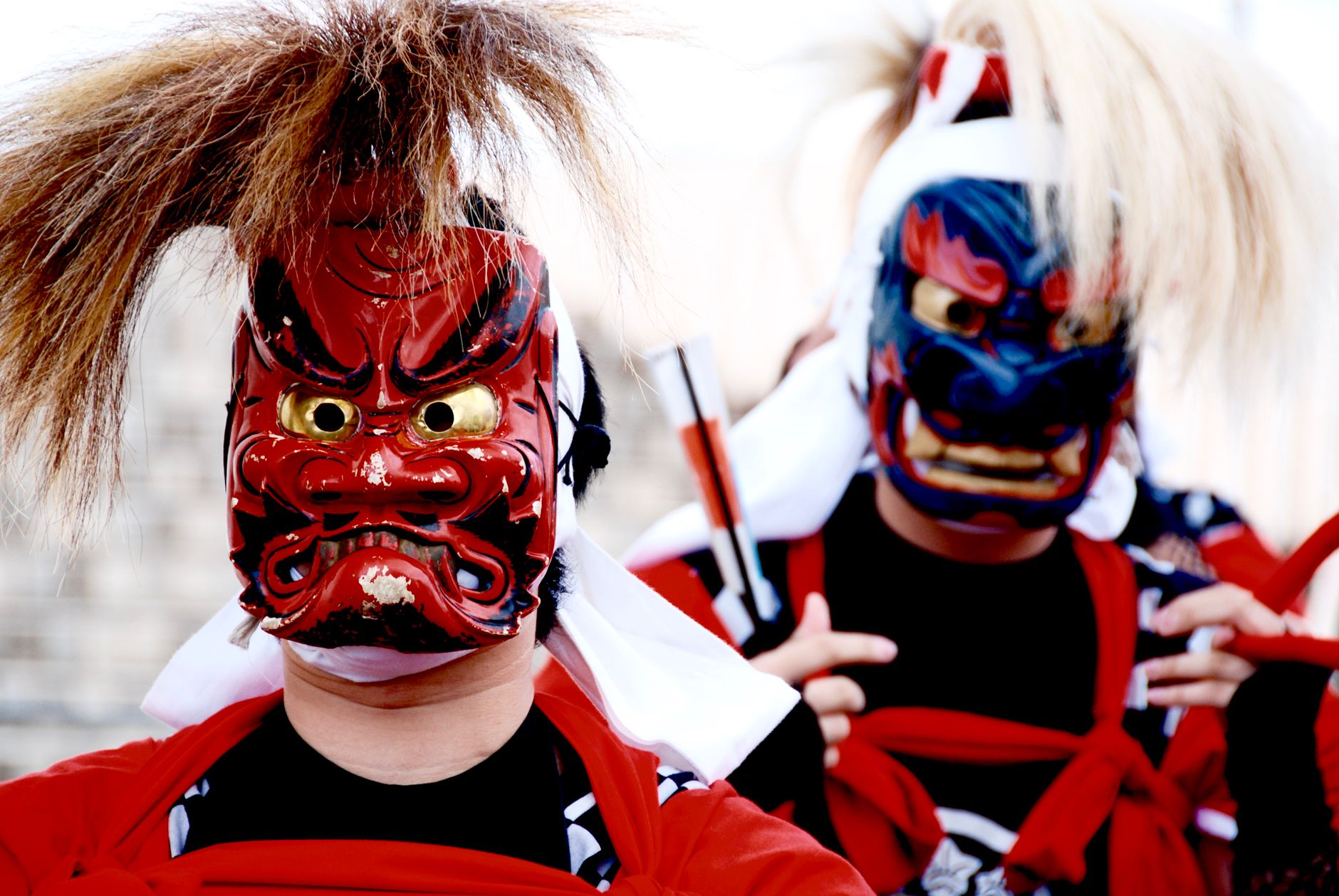 Máscara tradicional de oni japonés, el folclore real detrás de los demonios de Demon Slayer