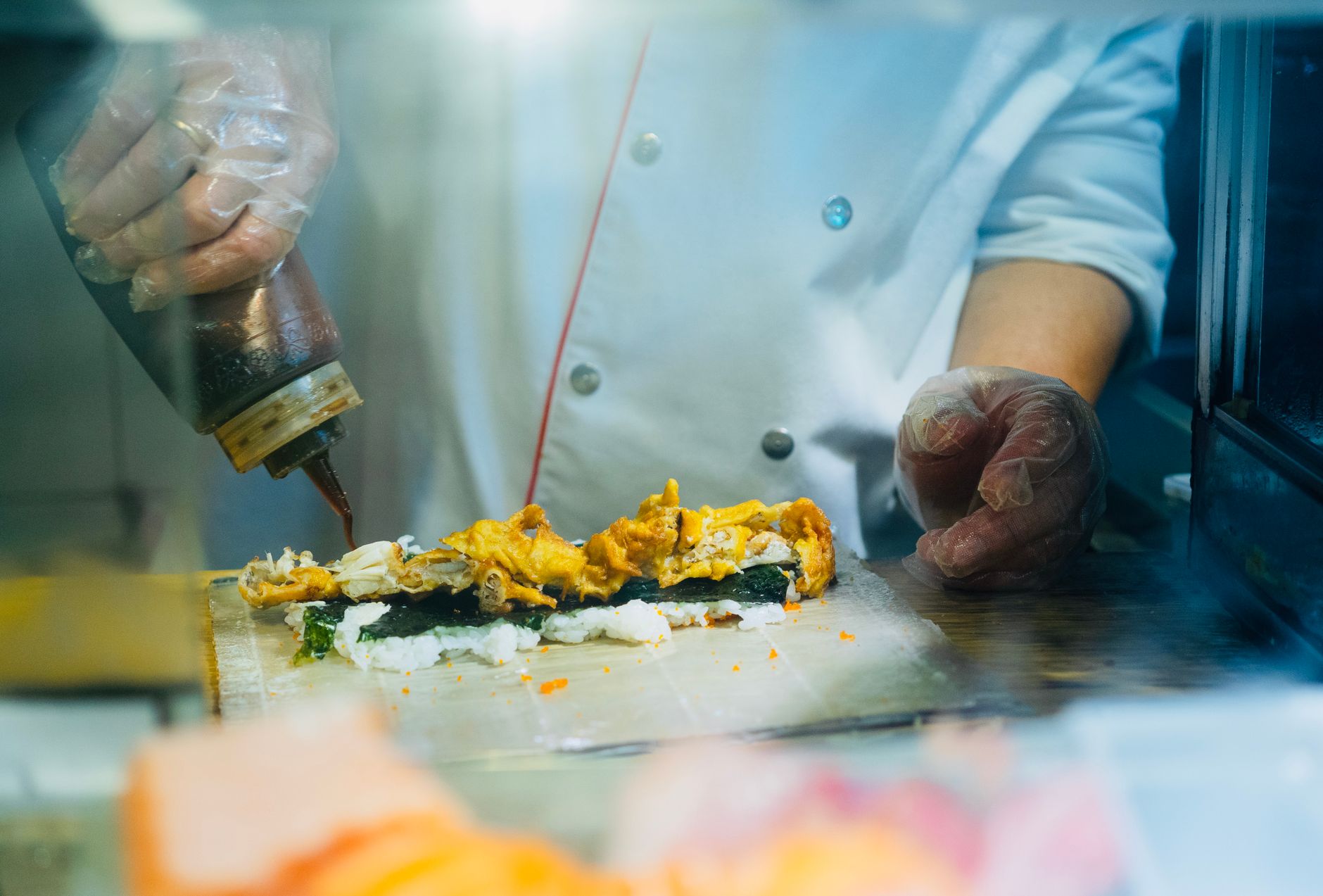 Cocina japonesa profesional — sushi y gastronomía