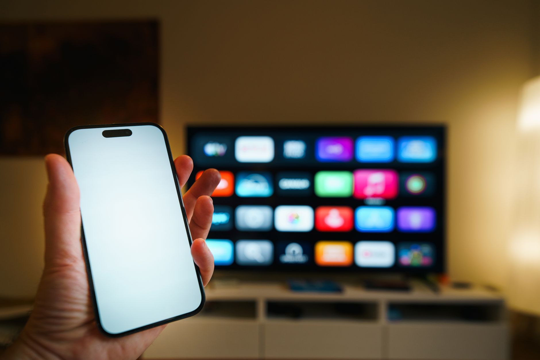 Streaming apps on a smartphone (illustrative image)